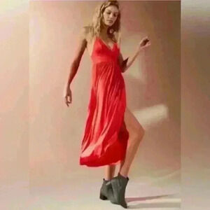 Urban Outfitters Luciano midi dress tulip hem